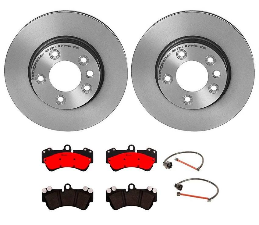 Brembo Brake Pads and Rotors Kit - Front (330mm) (Ceramic)